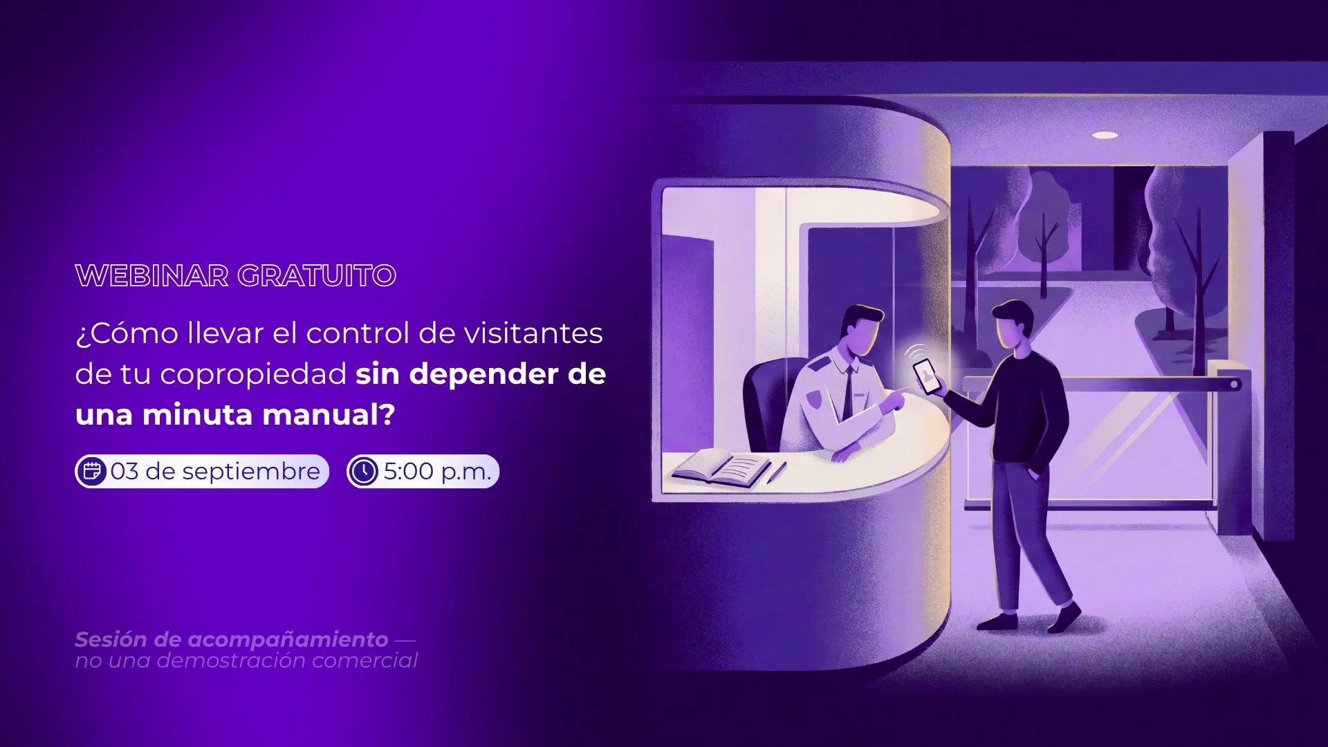 Webinar sobre el pase digital de visitantes en propiedad horizontal