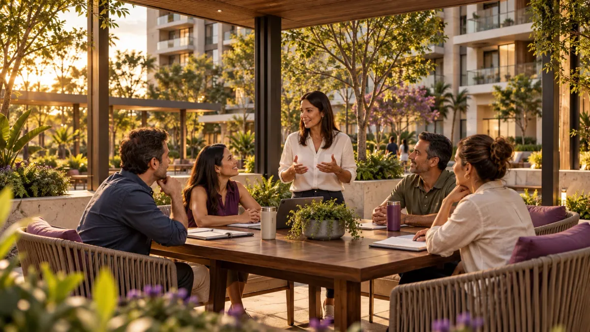 Campaña de convivencia en conjunto residencial con DomoNow