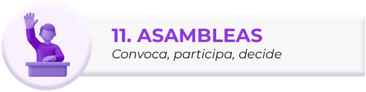 Módulo asambleas