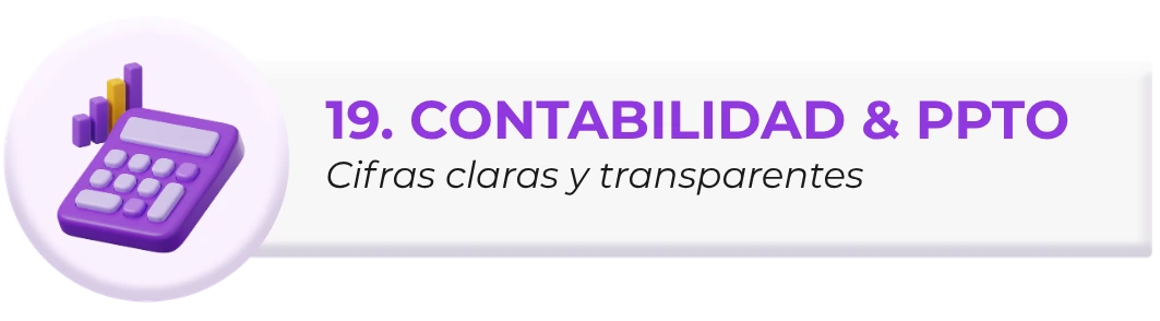 Módulo contabilidad presupuesto